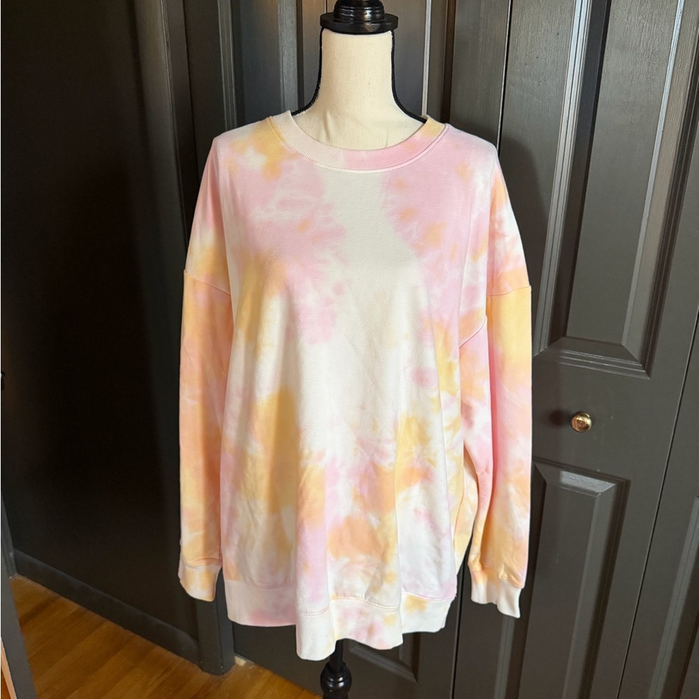 Wildfox Pastel Pink and Orange Sherbert Sweatshirt